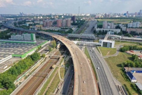 Разрезавшая Москву скоростная магистраль стала платной