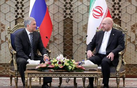 Володин обсудил с иранским коллегой развитие двухсторонних отношений
