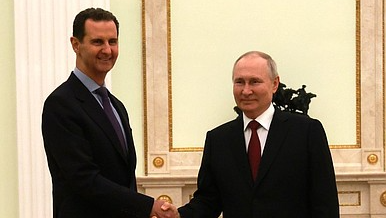Асад поблагодарил Путина за стойкость