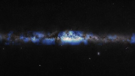 Учёные представили изображение Млечного пути на основе частиц нейтрино